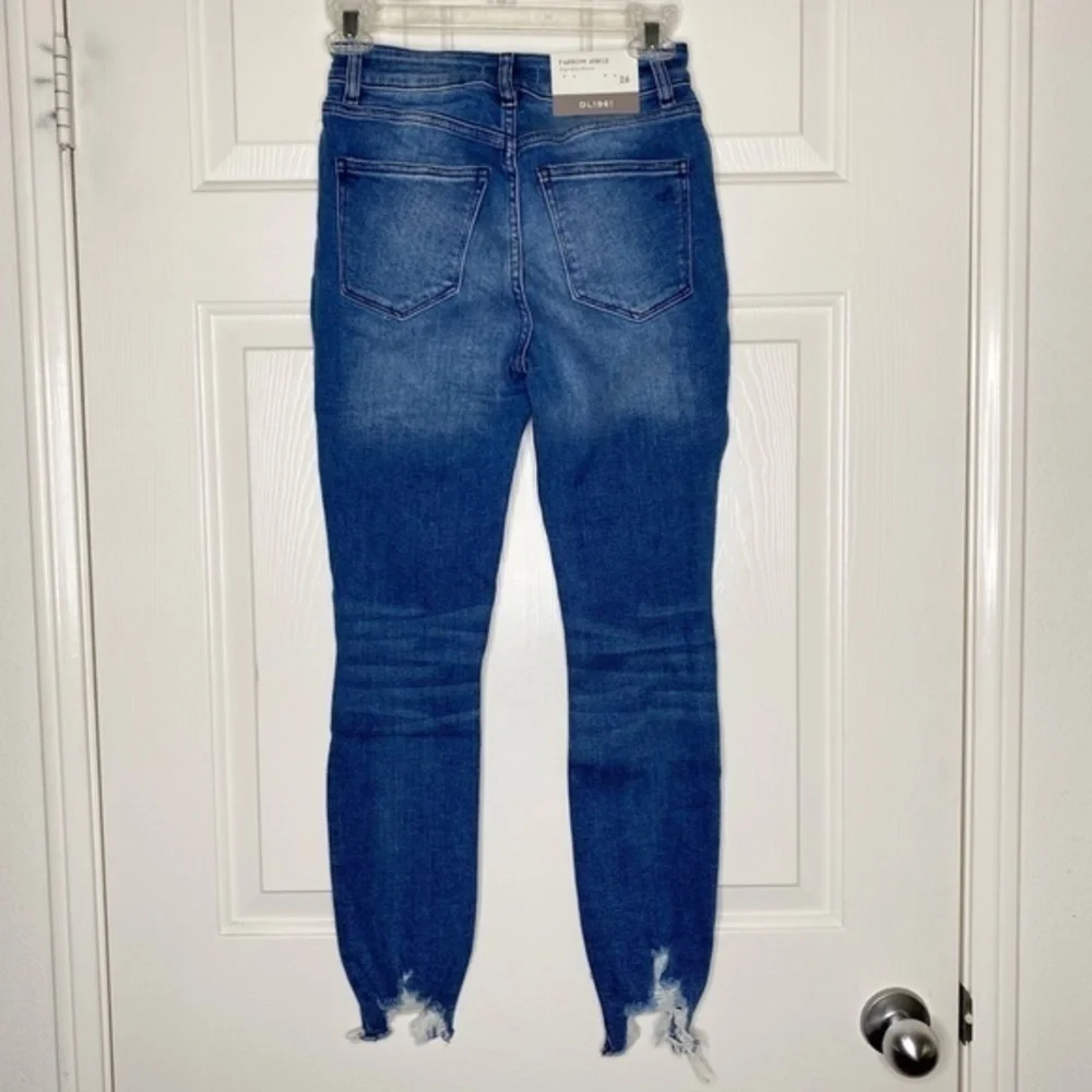 DL1961 Revolve Farrow Ankle Instaslim Distressed Skinny Jeans NWT